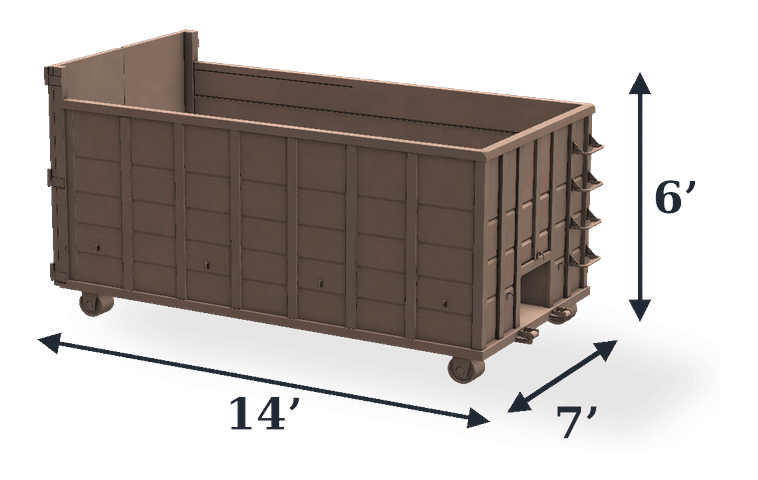 affordable 20 yard dumpster rental. Bins4Less in Southern California